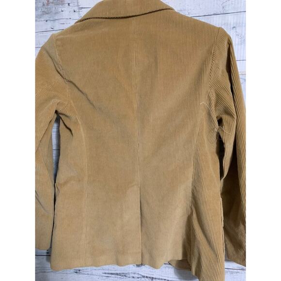 Changing scene tan corded vintage Blazer sz 10 - 36 chest boho - Picture 3 of 7